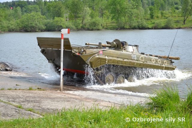 Podpora KIS počas výcviku v prekonávaní vodných prekážok