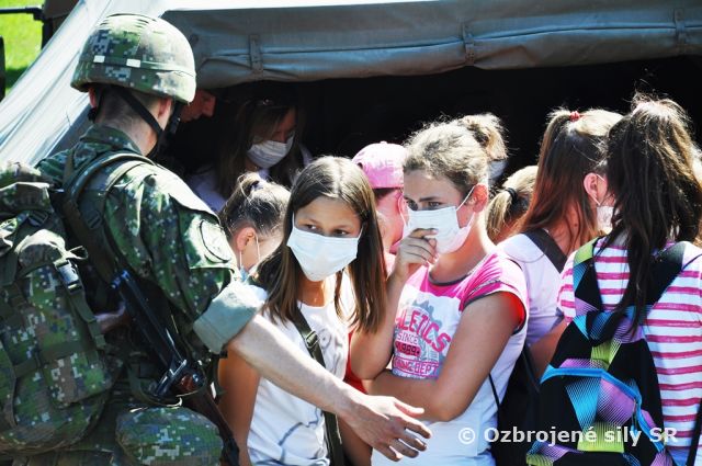 Súčinnostné cvičenie - havária v Mochovciach