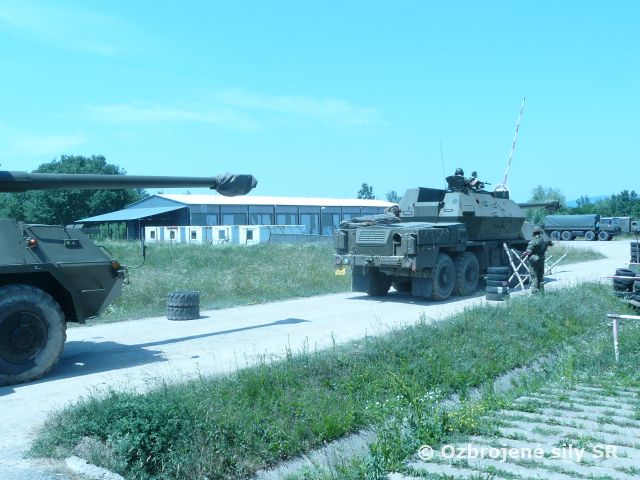 Odborno-taktického cvičenia 1.palebnej batérie 