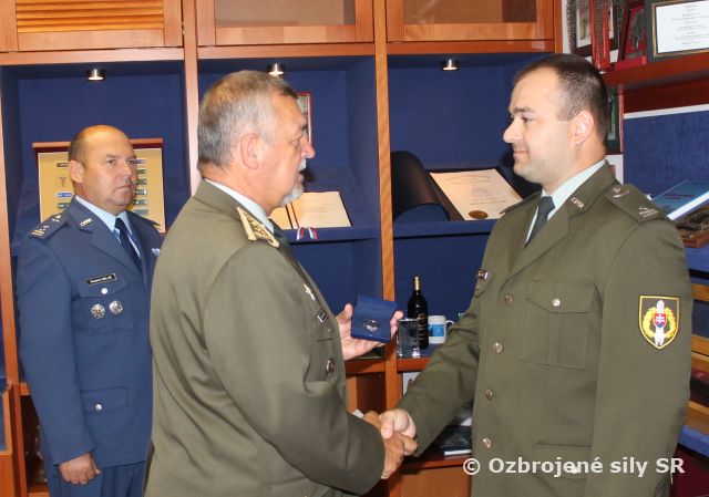 Výmena na poste asistenta hlavného poddôstojníka OS SR