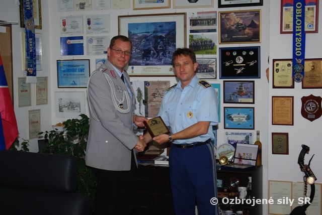 Návšteva pridelenca obrany Spolkovej republiky Nemecka