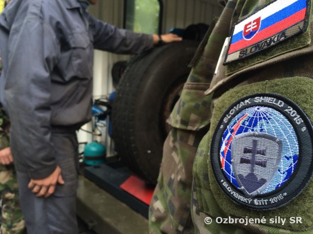 Logistická podpora medzinárodného cvičenia „SLOVAK  SHIELD  2015“