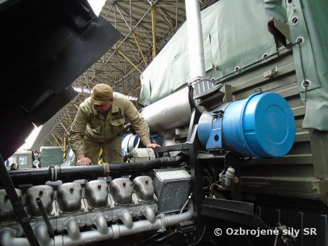 Príprava pozemnej výzbroje, techniky a parkov techniky na zimnú prevádzku.