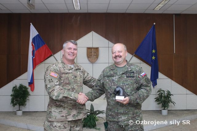 Zástupca veliteľa 4.divízie pozemných síl USA v Európe 4. ID v Bratislave