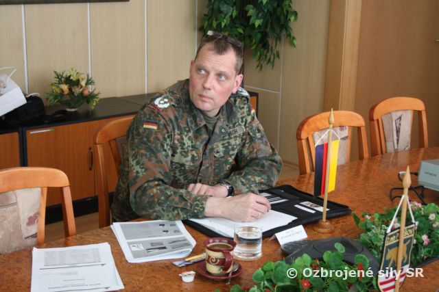 Návšteva vojenského pridelenca Nemeckej spolkovej republiky