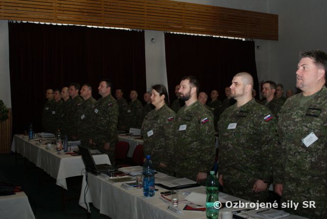 Veliteľské zhromaždenie veliteľa Práporu výcviku Martin