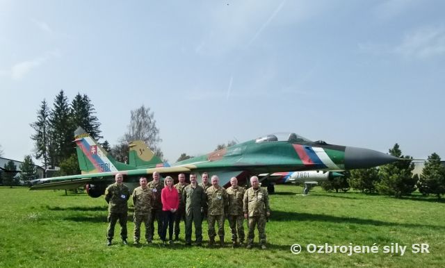 Inšpekcia z Ukrajiny navštívila Taktické krídlo Sliač