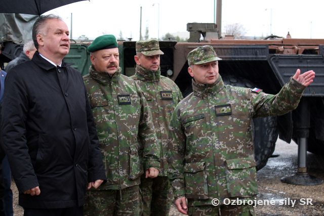 Návšteva Prezidenta SR v Protilietadlovej raketovej brigáde v Nitre
