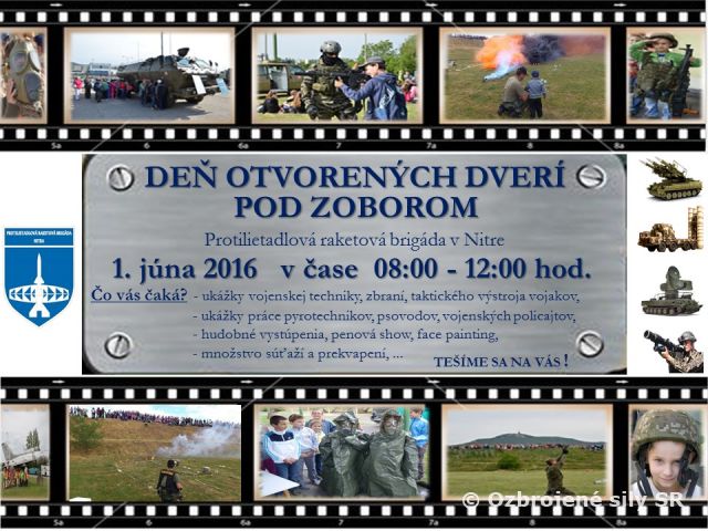 Avízo: Deň otvorených dverí v plrb - 1. júna 2016