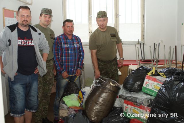 Humanitárna zbierka na Prápore výcviku Martin