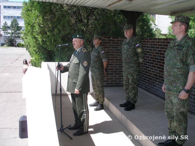 Slávnostné prevzatie funkcie veliteľa Veliteľstva posádky Bratislava