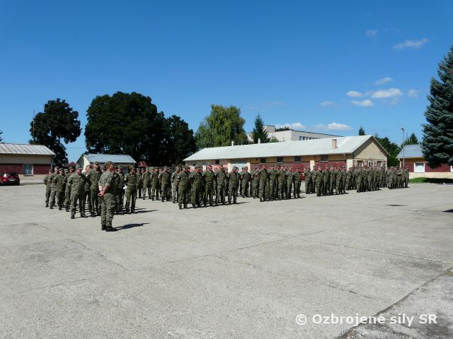 Odchod zástupcu veliteľa Práporu logistiky Hlohovec