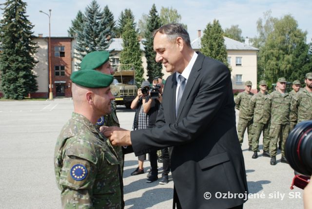 Slávnostné privítanie príslušníkov EUFOR-ALTHEA