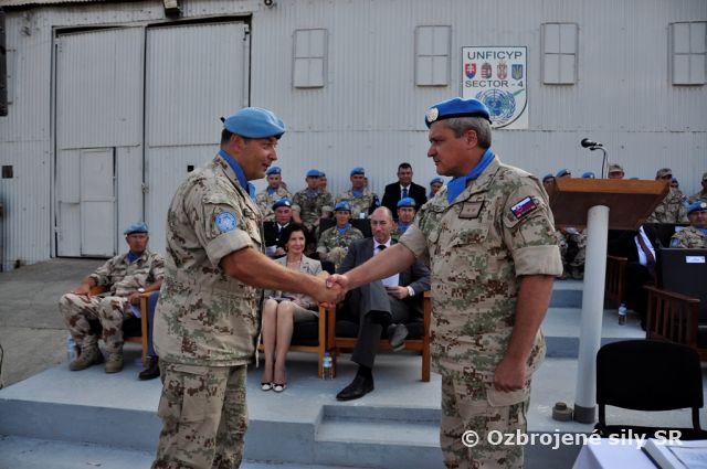 Výmena veliteľov v Sektore 4 v operácii UNFICYP 