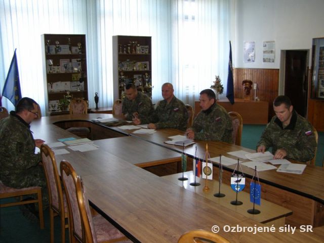 Výber najlepšieho vojaka a poddôstojníka 21. zmiešaného mechanizovaného práporu Trebišov