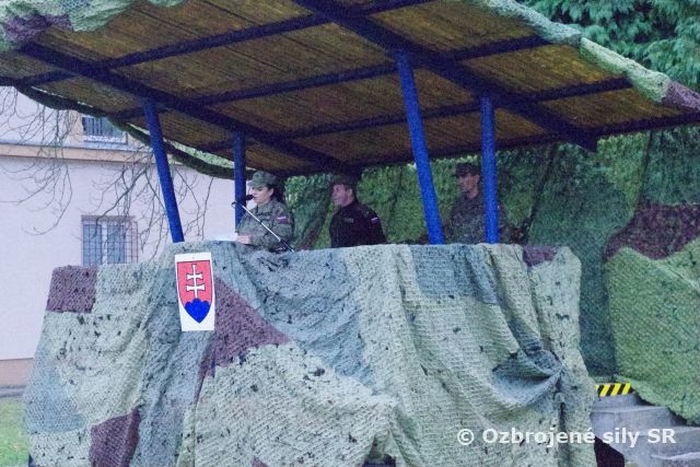 Slávnostný nástup ku reorganizácii nášho útvaru