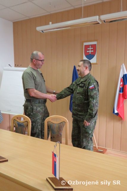Odovzdanie funkcie zástupcu veliteľa MLF ZZZ.