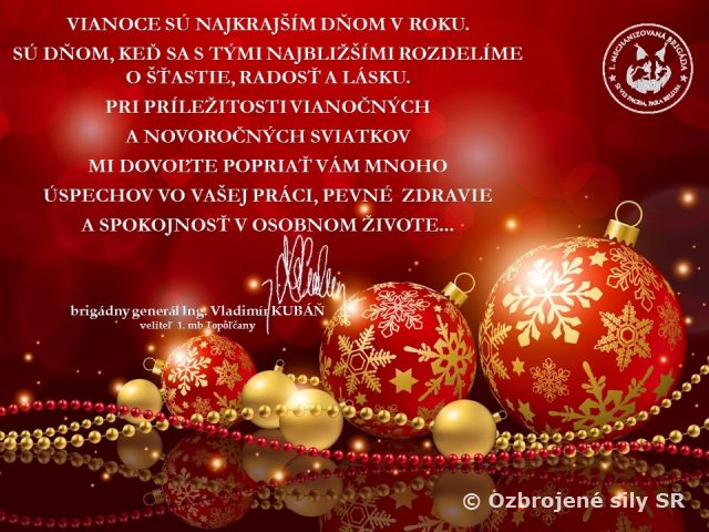 Vážení profesionálni vojaci a zamestnanci 1.mb,