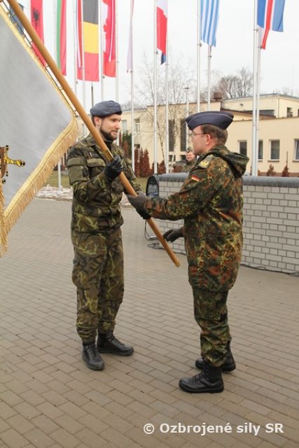 Zmena vo velení 3. spojovacieho práporu NATO