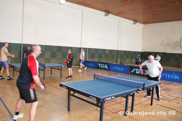 Stolnotenisový turnaj veliteľa Taktického krídla Sliač
