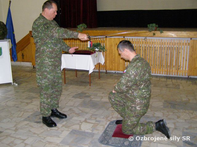 Slávnostný nástup Základne výcviku a mobilizačného doplňovania pri príležitosti 72. výročia víťazstva nad fašizmom