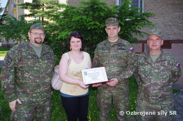 Samohybný delostrelecký oddiel a Vojenská podporná nadácia spoločne pomohli