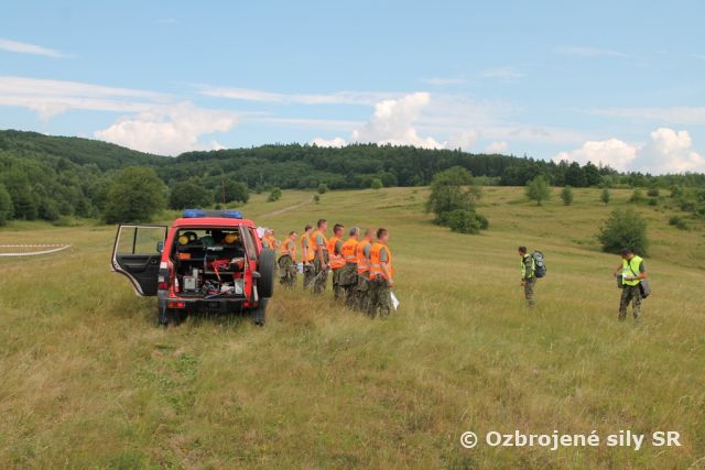 Pozemná pátracia a záchranná služba taktického krídla zasahovala