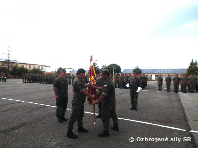 Zmena veliteľa 22. mechanizovaného práporu