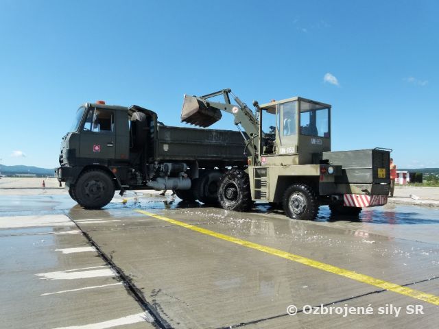Rekonštrukcia severnej stojánky Leteckej základne Sliač