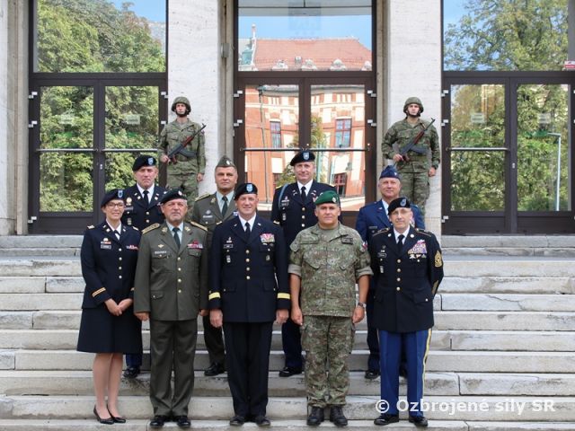 Veliteľ Národnej gardy štátu Indiana na pôde Prešovskej mechanizovanej brigády  