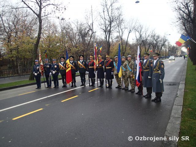 Príslušníci Čestnej stráže OS SR sa zúčastnili slávnostnej prehliadky v Rumunsku