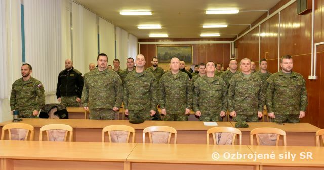 V Topoľčanoch si vojaci a zamestnanci pripomenuli 25.výročie vzniku Slovenskej republiky