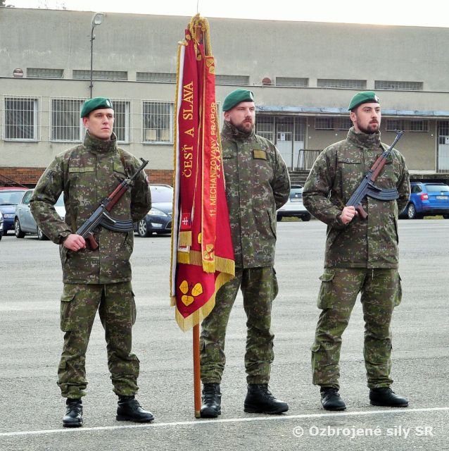 Slávnostný nástup martinského práporu