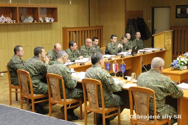Januárová veliteľská príprava veliteľa prešovskej brigády s podriadenými veliteľmi práporov