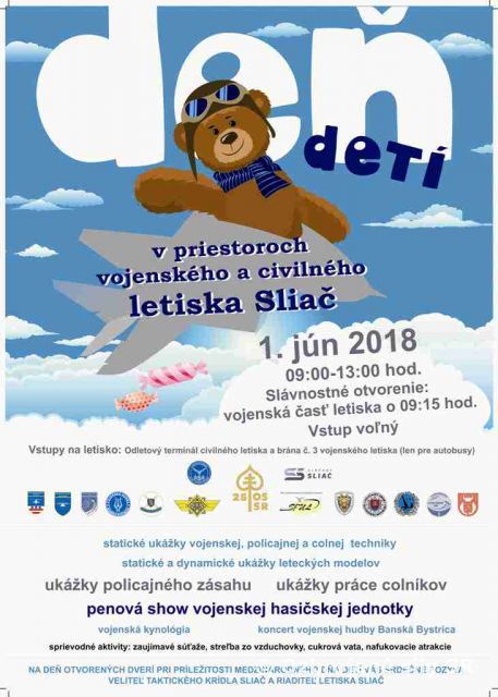 Pozor zmena - Deň detí v priestoroch vojenského a civilného letiska Sliač