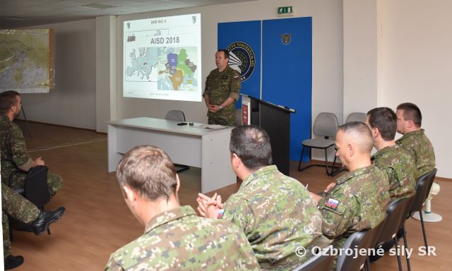 Samostatný štábny nácvik vo veliteľstve vzdušných síl – AIR SHIELD 2018
