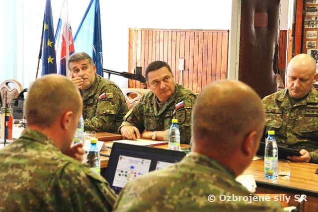 Pracovná návšteva náčelníka Generálneho štábu OS SR v posádke Trebišov 