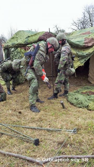 Odborne-taktické cvičenie roty bojového zabezpečenia