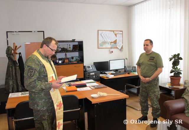 Trojkráľové požehnanie priestorov 2. mechanizovanej brigády