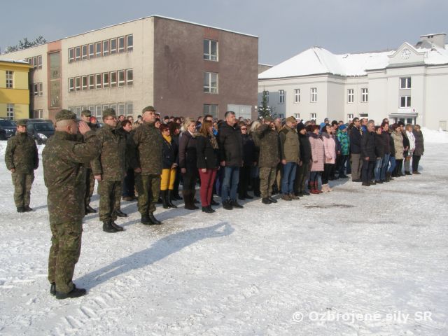Slávnostný nástup v ZZII Martin