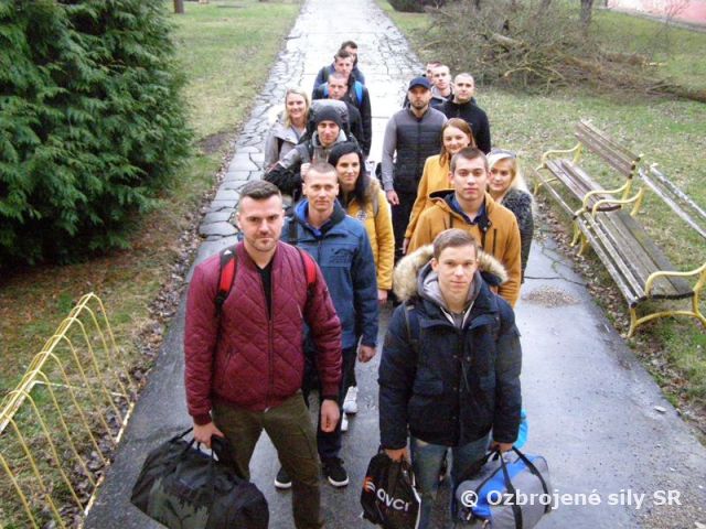 Začatie základného vojenského výcviku v Martine