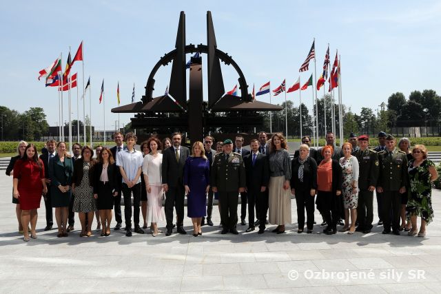 Prezidentka SR na návšteve NATO