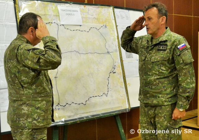 Septembrový komplexný štábny nácvik príslušníkov Veliteľstva 1.mb