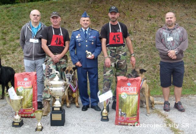 Psovodi z Taktického krídla Sliač - viacnásobní víťazi