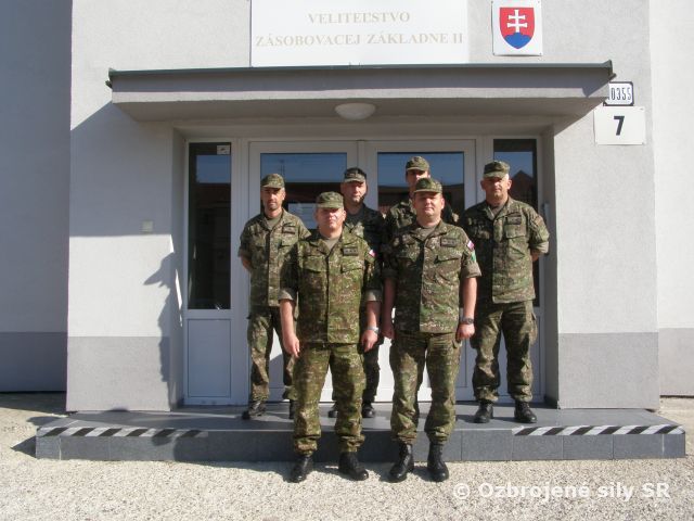 Návšteva z GŠ OS SR v Zásobovacej základni II. Martin