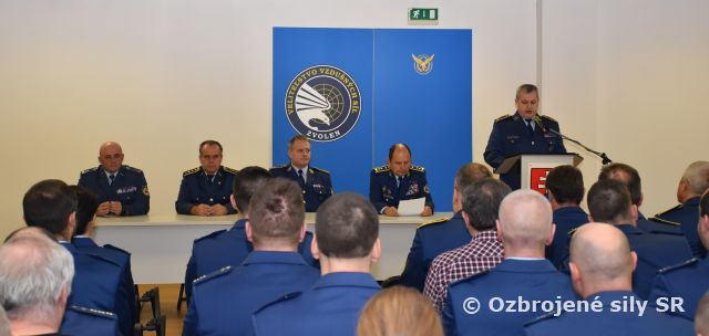 Slávnostný nástup vo veliteľstve vzdušných síl