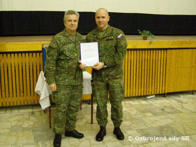 Nástup príslušníkov základne výcviku a mobilizačného doplňovania