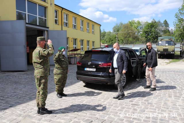 Pracovná návšteva ministra obrany SR v Zásobovacej základni II. Martin
