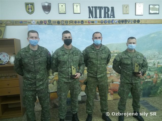 Najlepší vojak a poddôstojník za výcvikový rok 2020