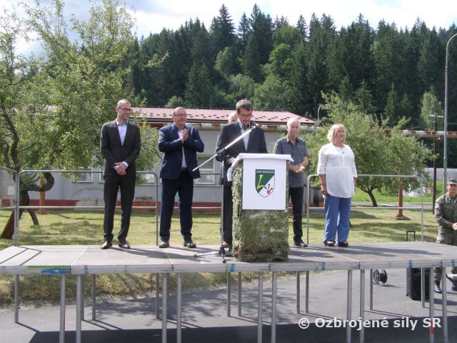 Slávnostný nástup pri príležitosti reorganizačných zmien k 1.7.2021